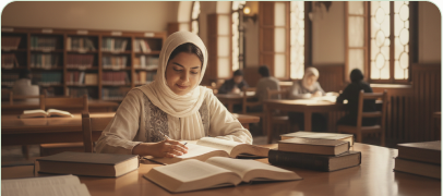 Photograph illustrating an education support case